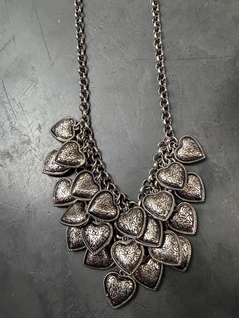 Layered Heart Necklace